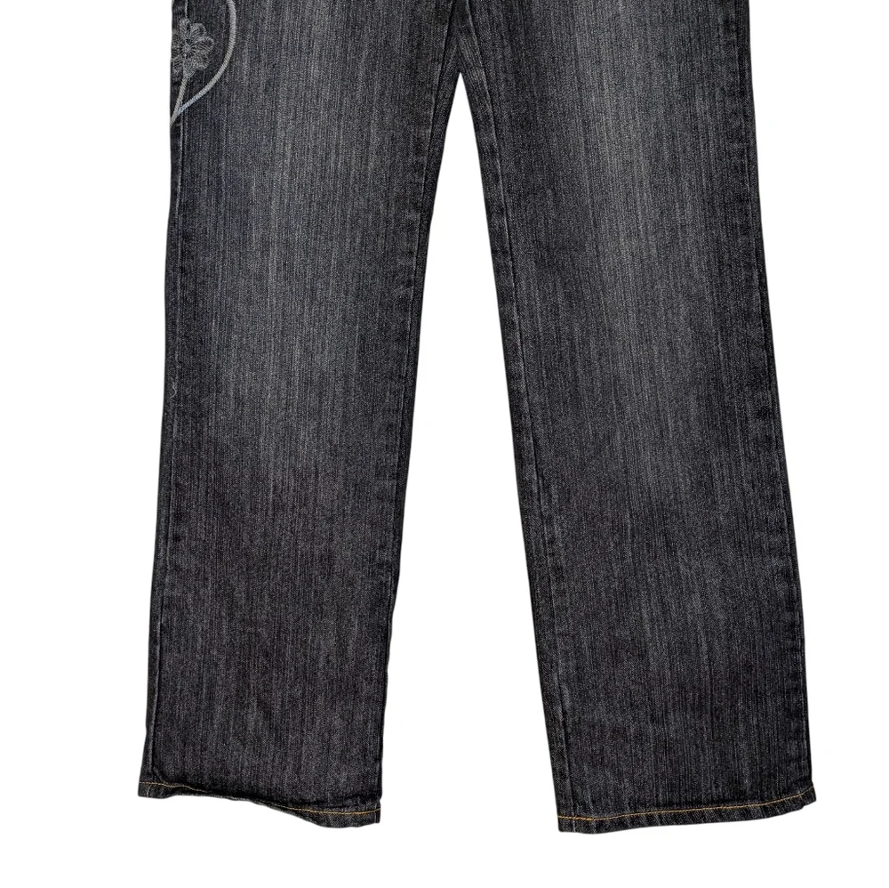 Bogari Jeans Womens Size 6 Dark Wash Vintage Western Y2K Revival Boho Hippie - Picture 5 of 9